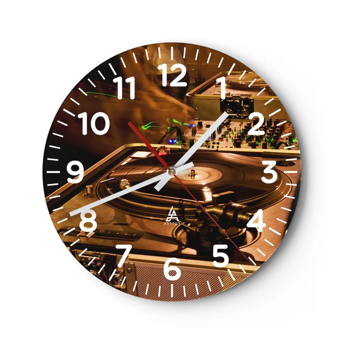 Horloge murale - Pendule murale - Sentez-vous cette force? - 40x40 cm