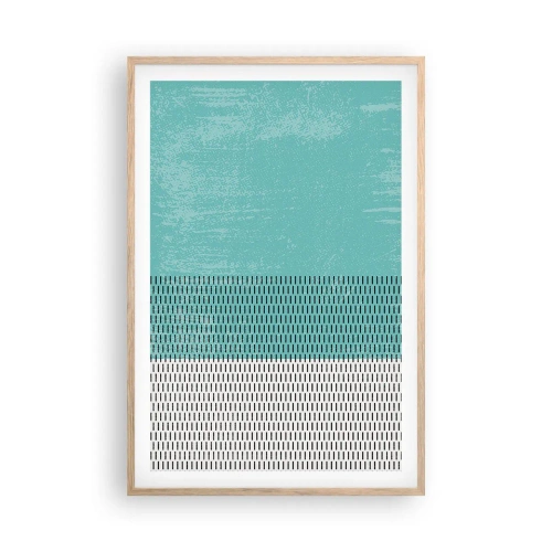 Affiche dans un chêne clair - Poster - Composition équilibrée - 61x91 cm