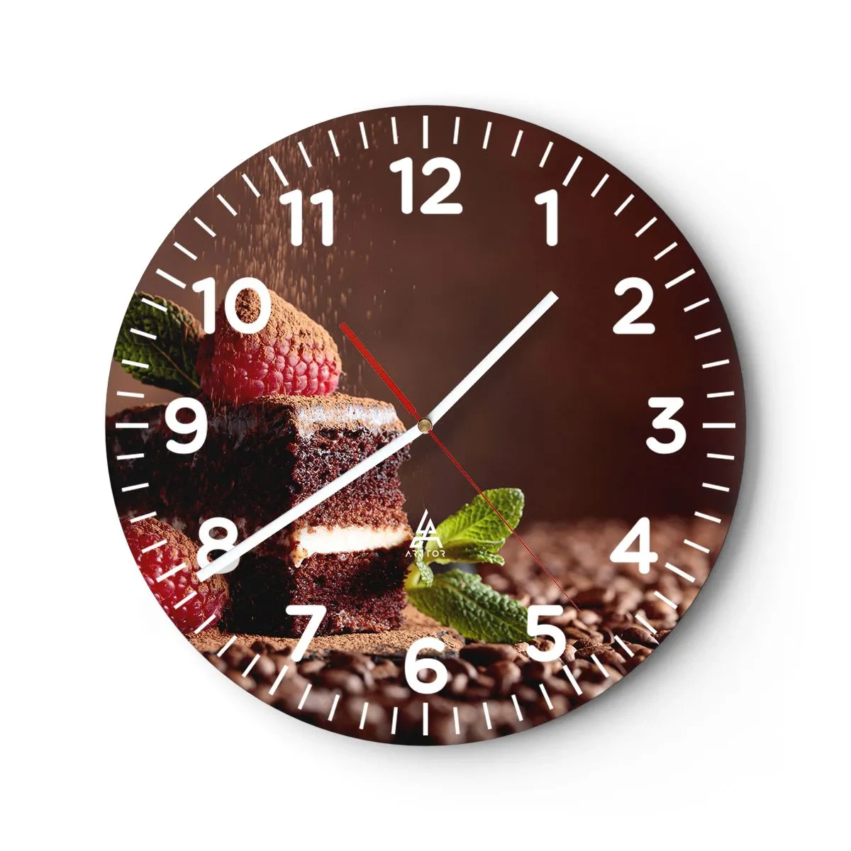 Horloge murale - Pendule murale - La vie est douce - 30x30 cm