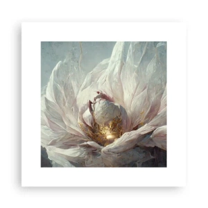 Affiche - Poster - Il fleurit une fois tous les cent ans - 30x30 cm