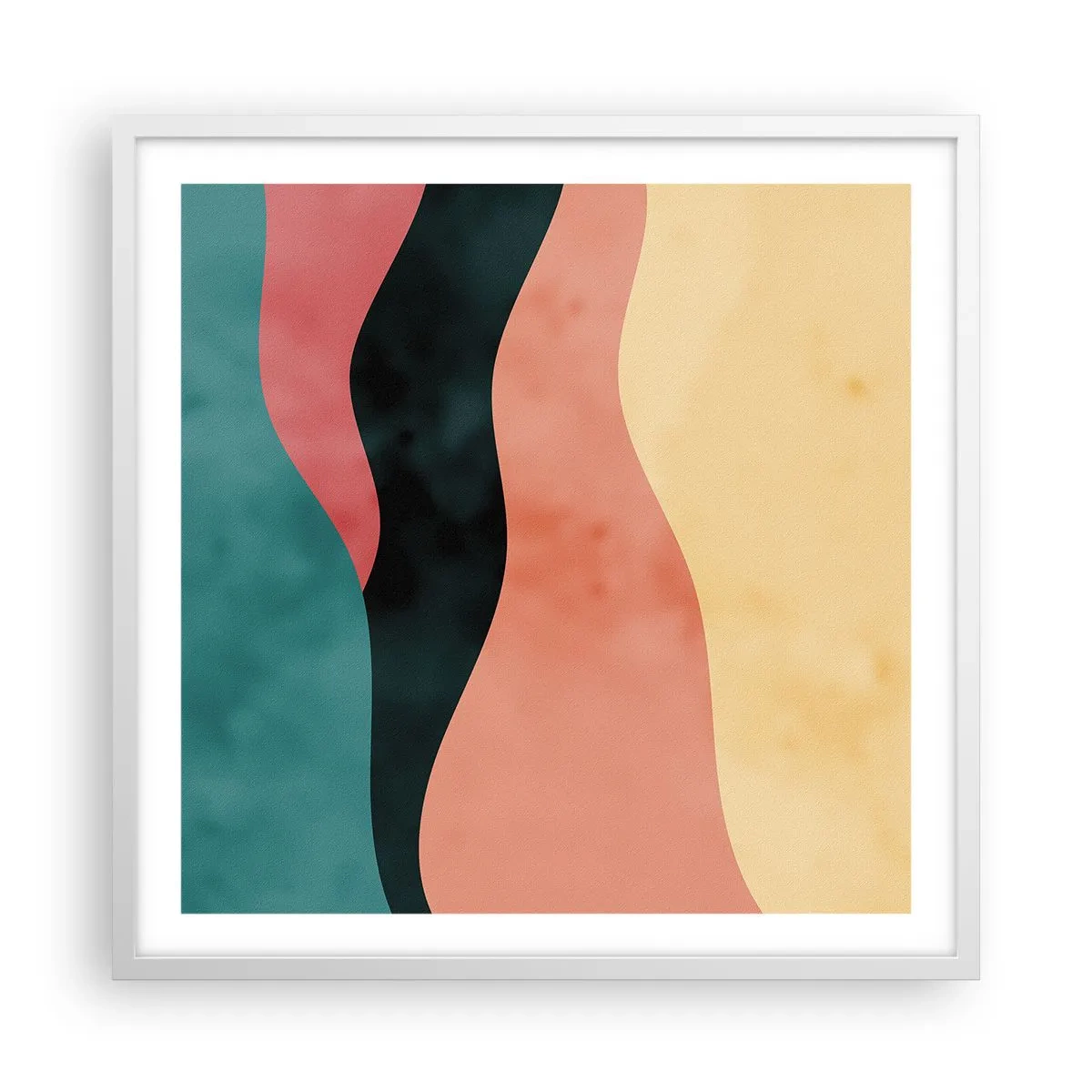 Affiche dans un cadre blanc - Poster - Conformité non-conforme - 60x60 cm