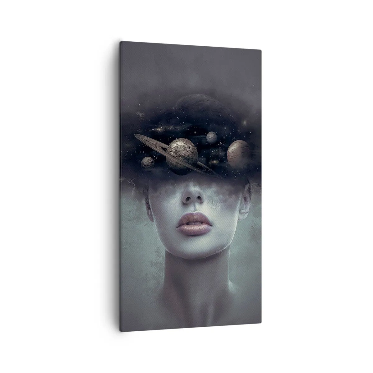 Impression sur toile - Image sur toile - Et les planètes deviennent folles... - 55x100 cm