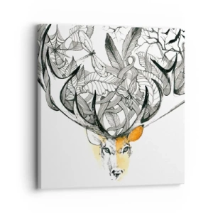 Impression sur toile - Image sur toile - Corne d'abondance - 30x30 cm