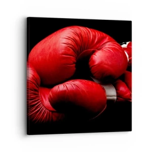 Impression sur toile - Image sur toile - Les émotions du combat sont derrière nous - 30x30 cm