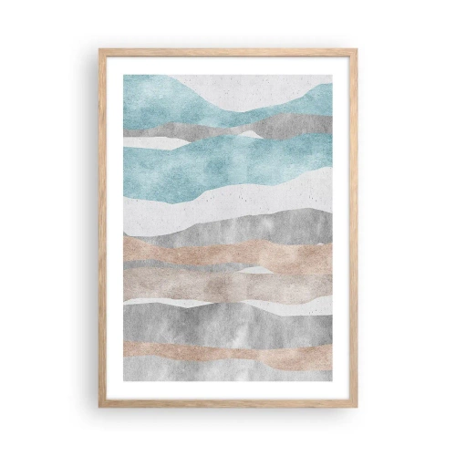 Affiche dans un chêne clair - Poster - Une étude de proximité - 50x70 cm