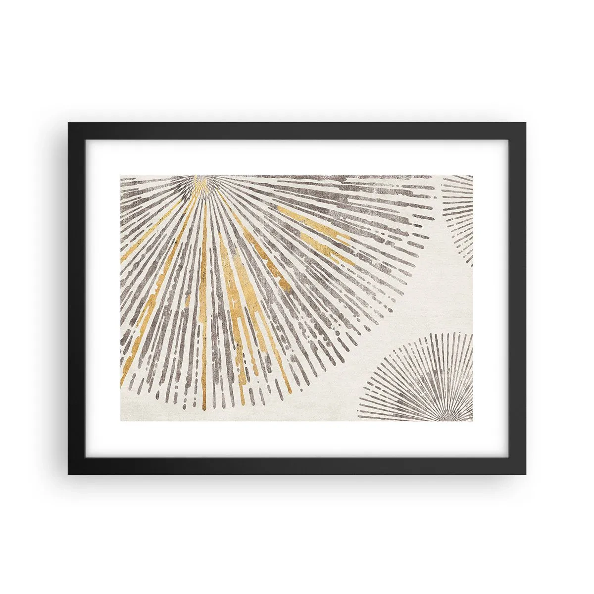 Affiche dans un cadre noir - Poster - La beauté du rayon - 40x30 cm