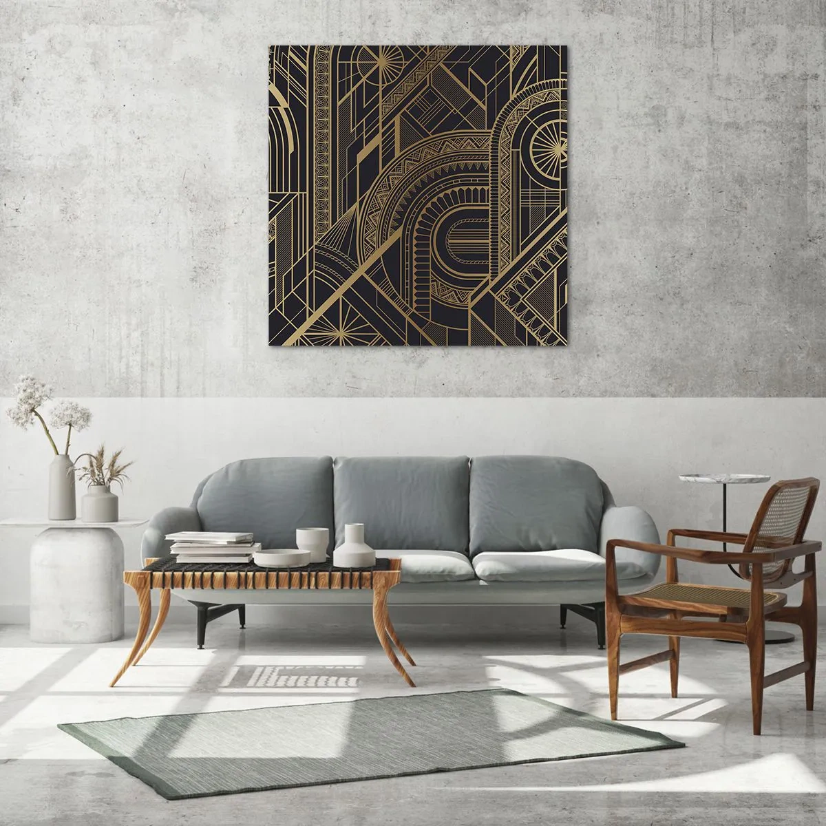 Impression sur verre - Image sur verre - Concept, idée, plan - 70x70 cm