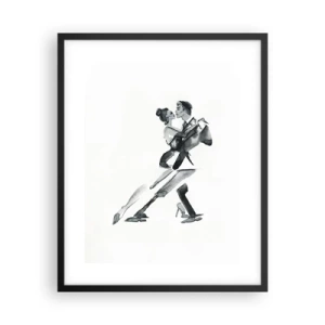 Affiche dans un cadre noir - Poster - En un battement - 40x50 cm