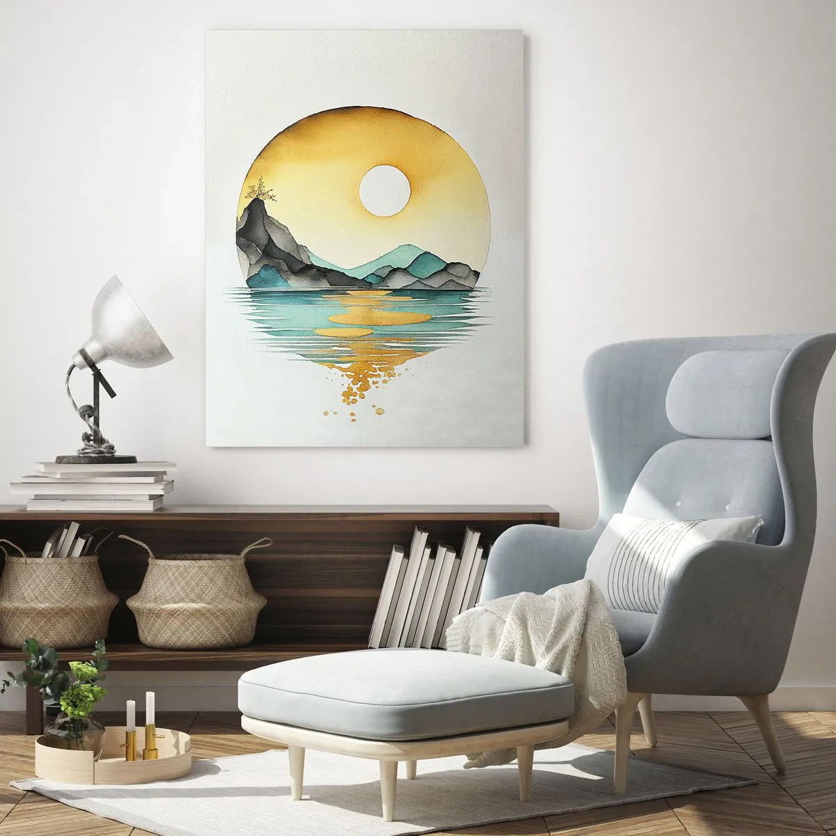 Impression sur verre - Image sur verre - Dans le cercle de la beauté - 70x100 cm