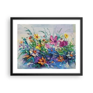 Affiche dans un cadre noir - Poster - Absolument pas une nature morte - 50x40 cm