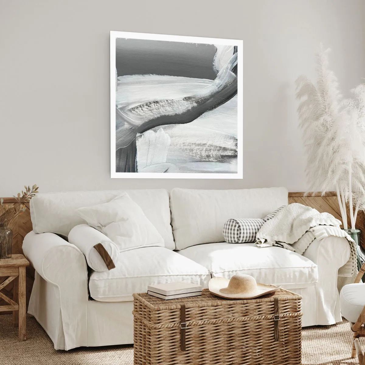 Affiche - Poster - Un geste décisif - 60x60 cm