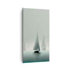 Impression sur toile - Image sur toile - Fait de brouillard - 65x120 cm