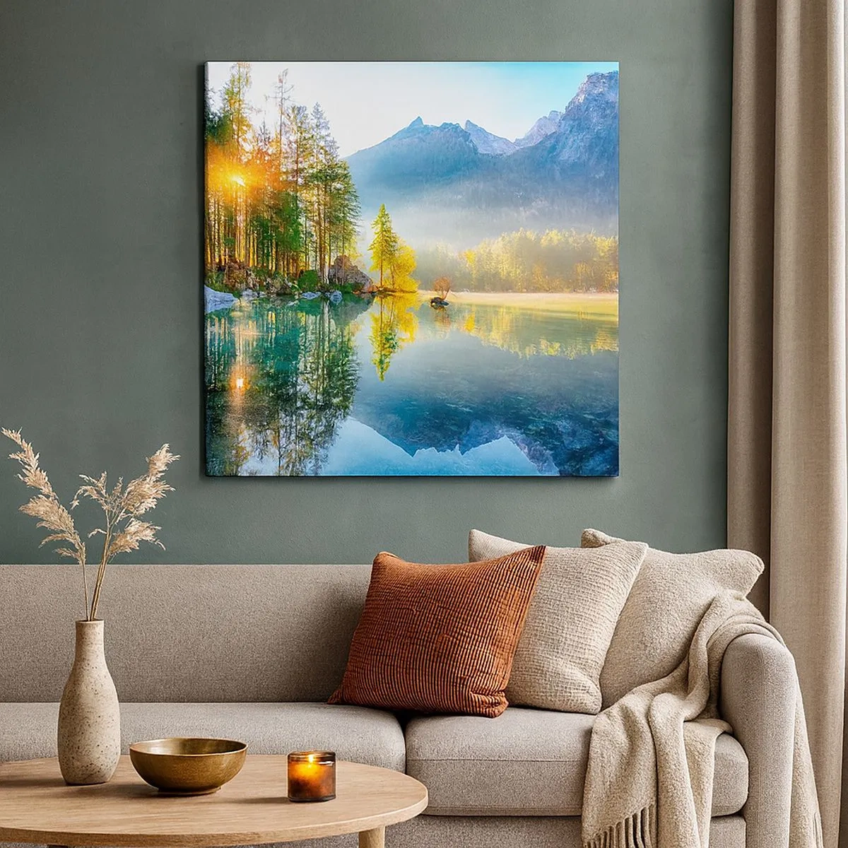 Impression sur toile - Image sur toile - Majesté et douceur - 30x30 cm