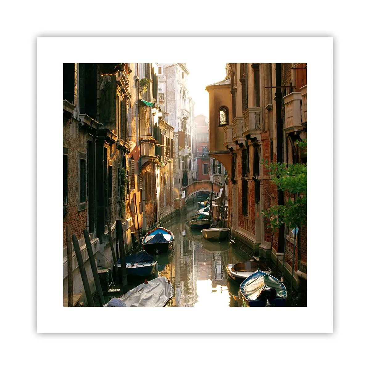 Affiche - Poster - Dans une ruelle vénitienne - 40x40 cm