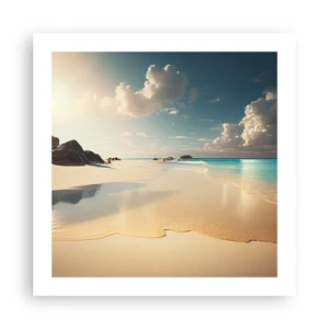 Affiche - Poster - Une journée de rêve - 50x50 cm