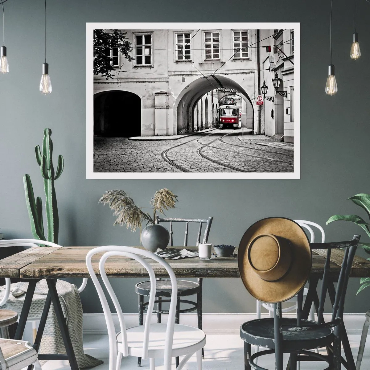 Affiche - Poster - Dans le labyrinthe de la ville - 91x61 cm