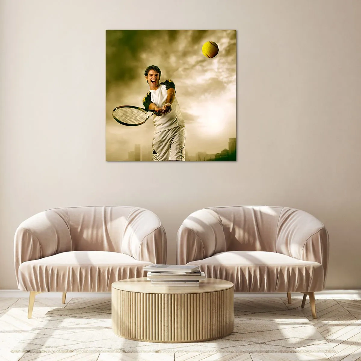 Impression sur verre - Image sur verre - Énergie et joie - 30x30 cm