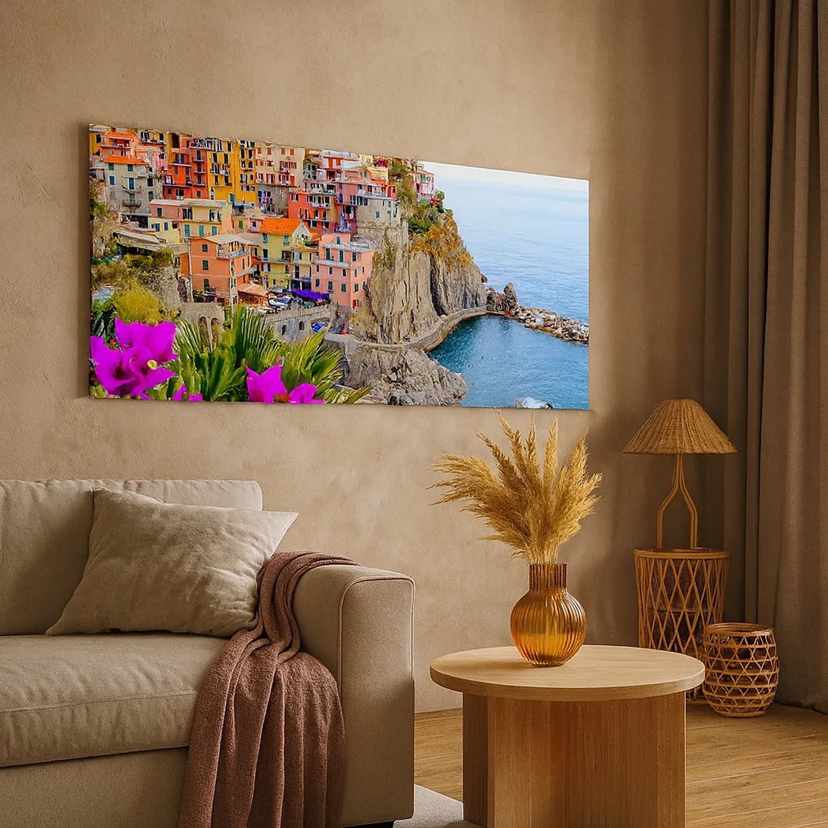 Impression sur toile - Image sur toile - La ville qui rit - 30x30 cm