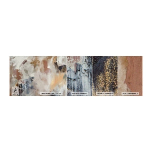 Échantillon de Papier Peint Autocollant Deluxe Sticker - Abstraction brumeuse - Morceau, Abstraction, Minimalisme - 100x30 cm