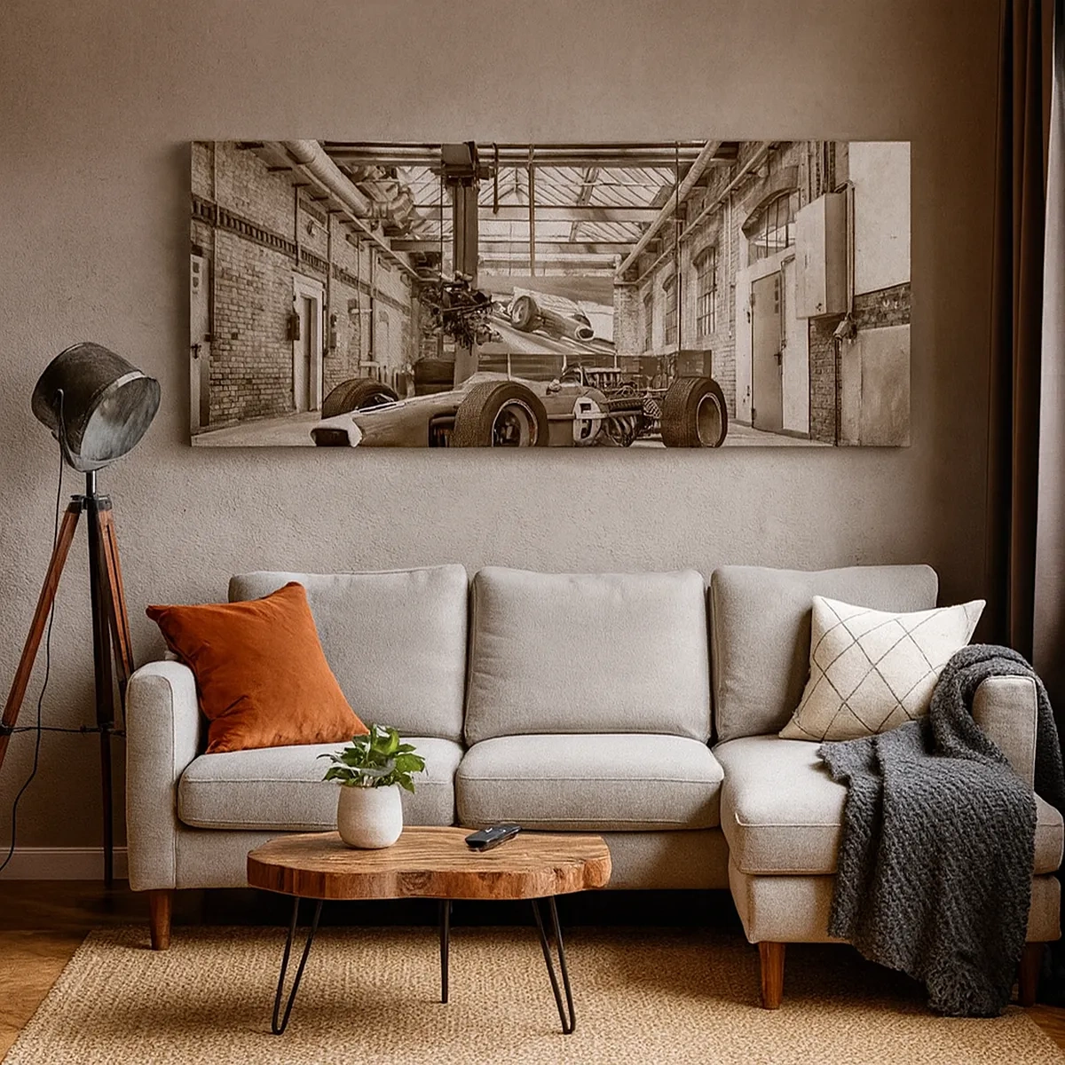 Impression sur toile - Image sur toile - Le repos du guerrier - 30x30 cm