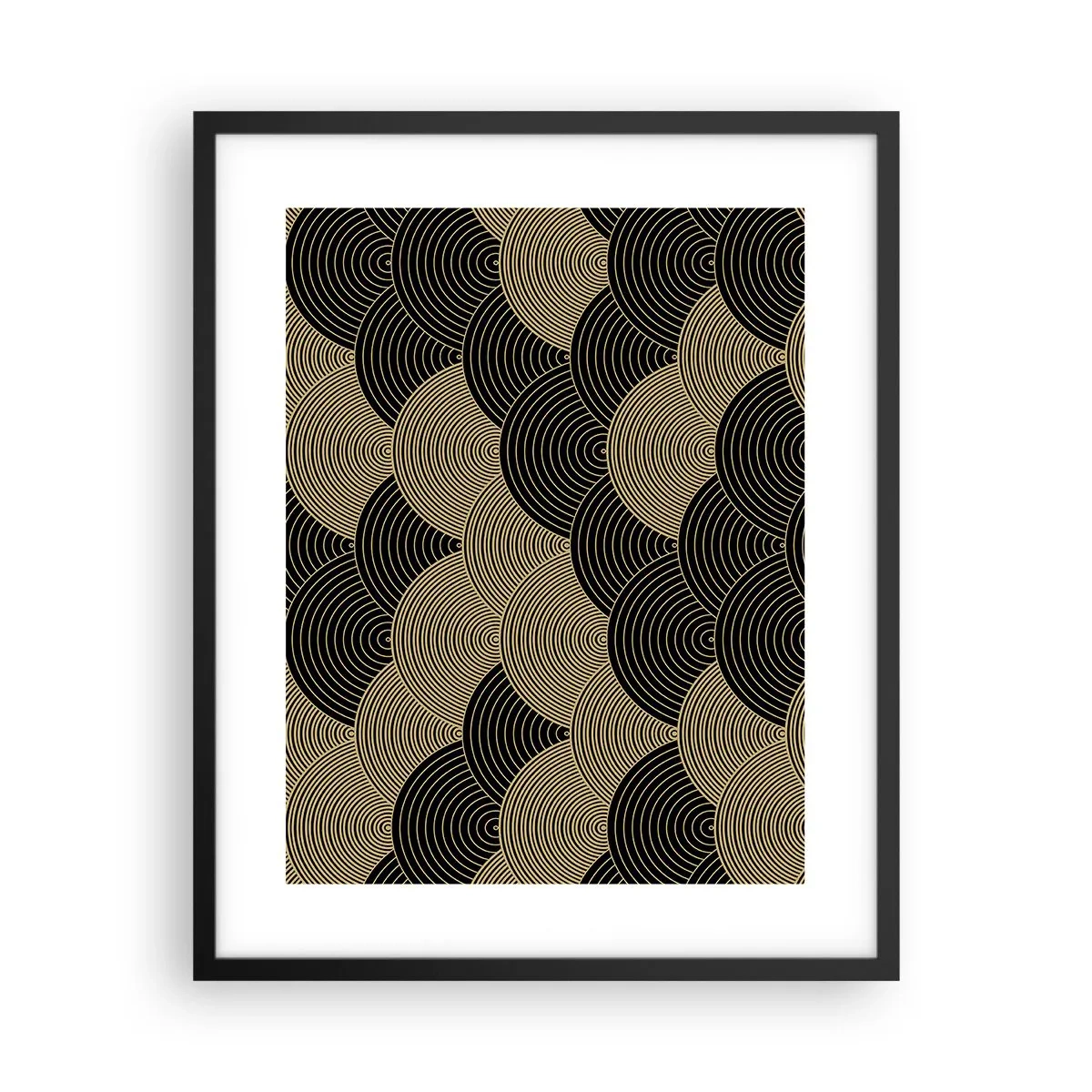 Affiche dans un cadre noir - Poster - Unité dans la multiplicité - 40x50 cm