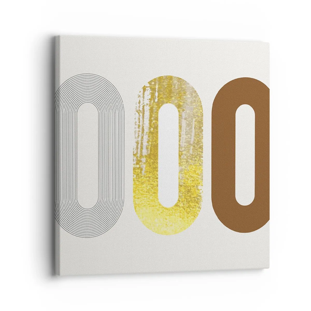 Impression sur toile - Image sur toile - Ooo! - 30x30 cm