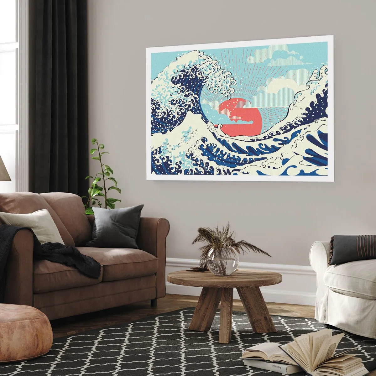 Affiche - Poster - D'une inspiration japonnaise - 70x50 cm
