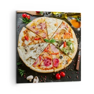 Impression sur toile - Image sur toile - Une gamme de saveurs - 50x50 cm