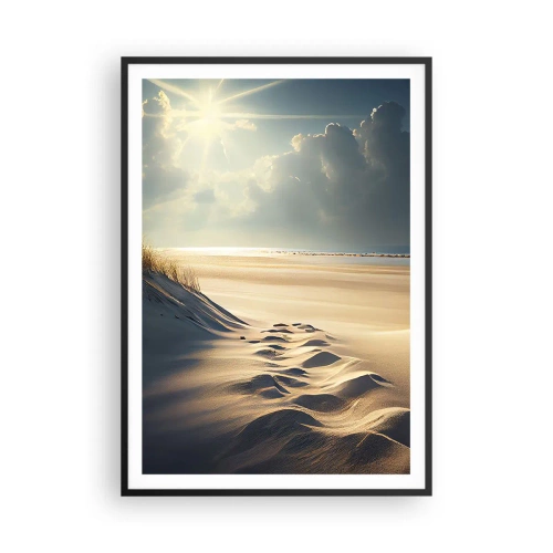 Affiche dans un cadre noir - Poster - Un paysage apaisant - 70x100 cm
