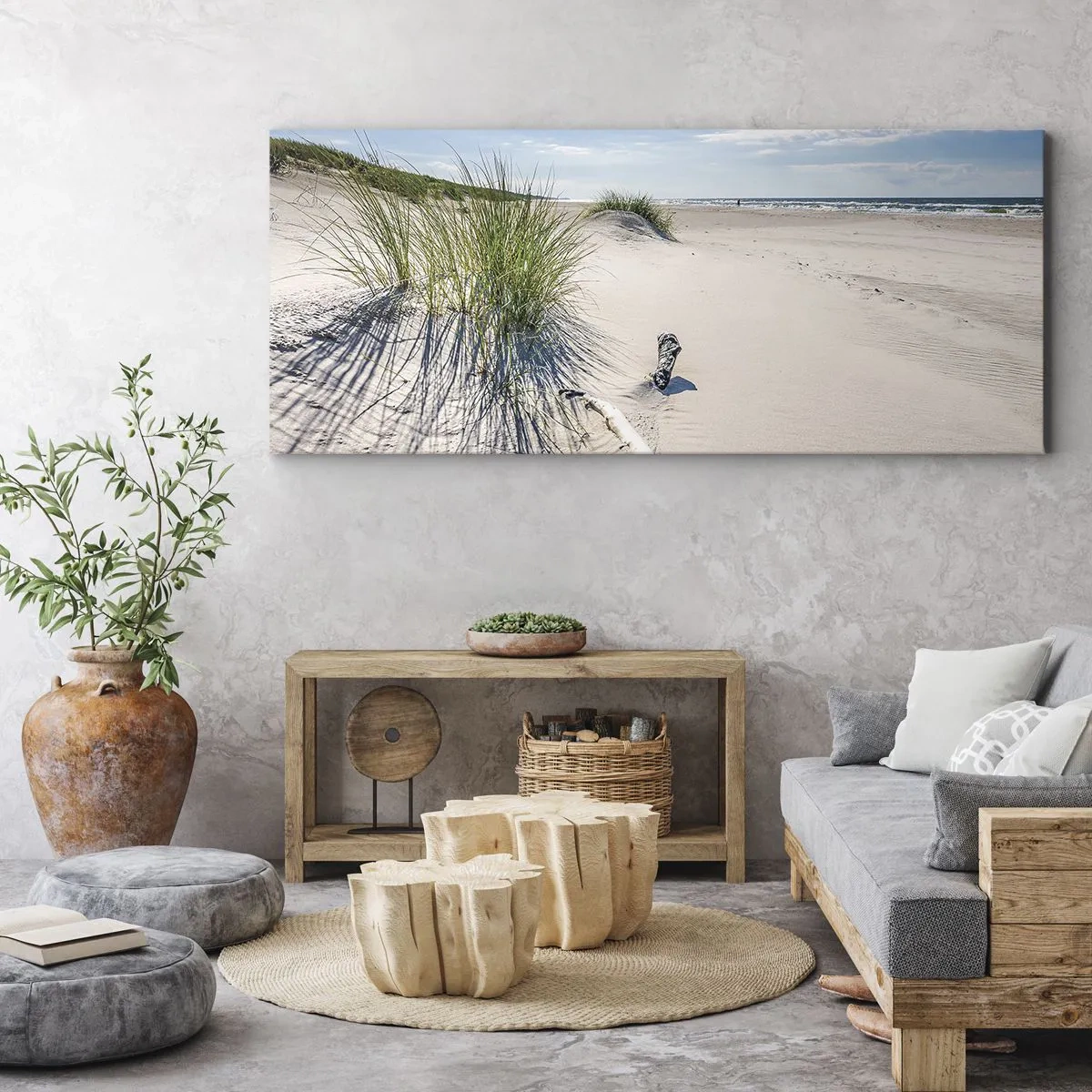 Impression sur toile - Image sur toile - La plus belle? La Baltique - 100x40 cm