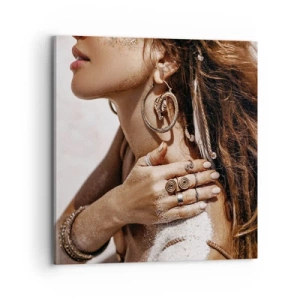 Impression sur toile - Image sur toile - Reine des plages sauvages - 70x70 cm