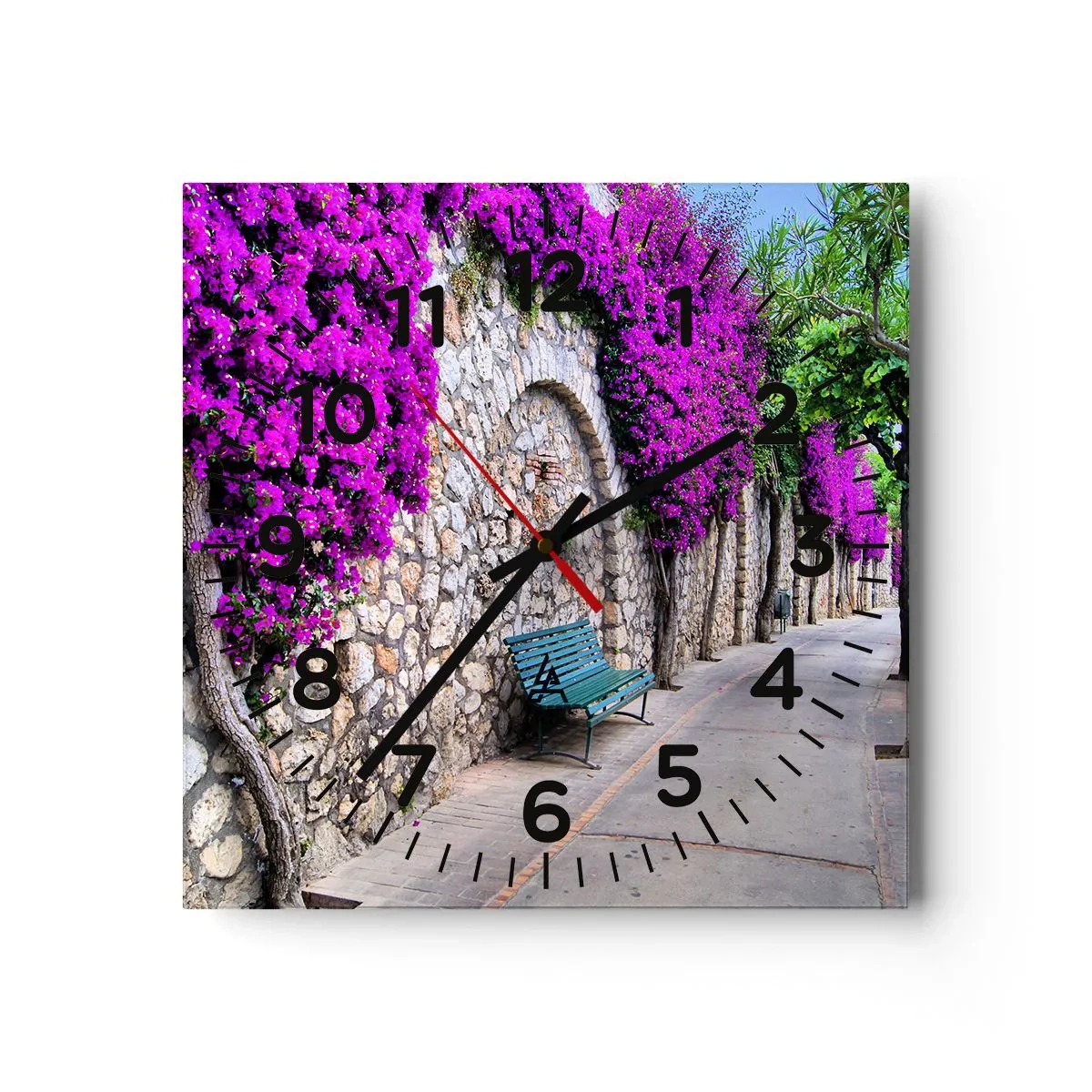 Horloge murale - Pendule murale - Rencontrons-nous au plus vite - 40x40 cm