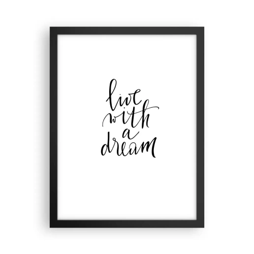 Affiche dans un cadre noir - Poster - Bien sur - 30x40 cm