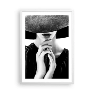 Affiche dans un cadre blanc - Poster - Beauté cachée - 50x70 cm