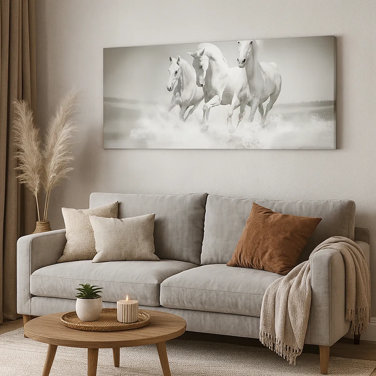 Impression sur toile - Image sur toile - La folie blanche - 30x30 cm