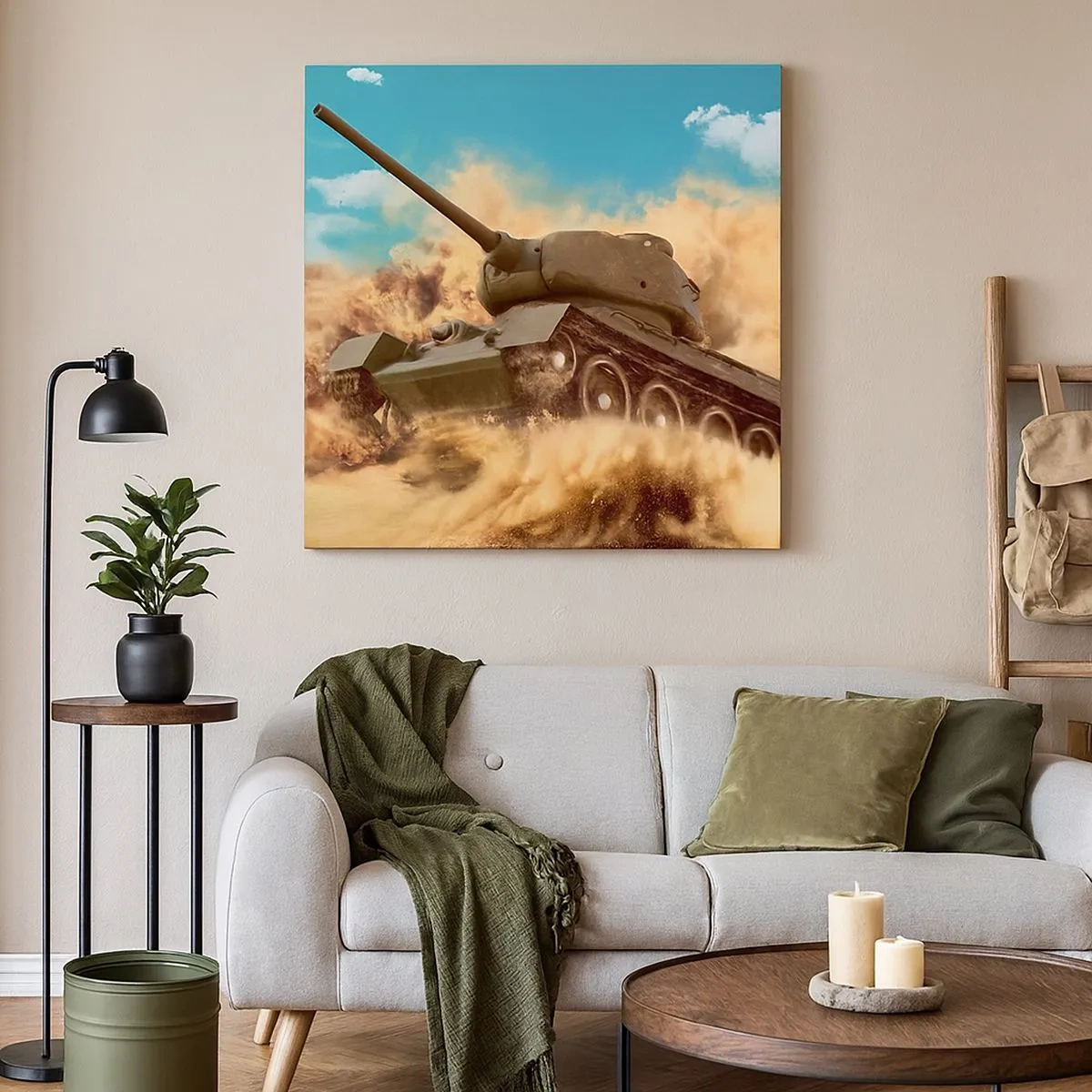 Impression sur toile - Image sur toile - Insurmontable - 30x30 cm