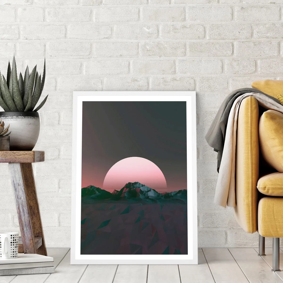 Affiche dans un cadre blanc - Poster - Dans une galaxie voisine - 30x40 cm