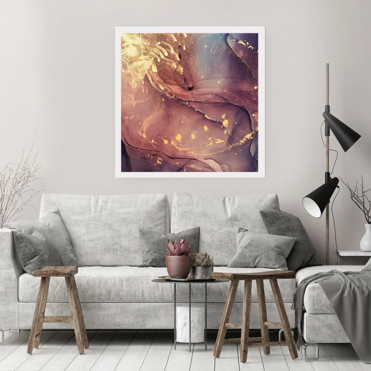 Affiche - Poster - Matière et esprit - 50x50 cm