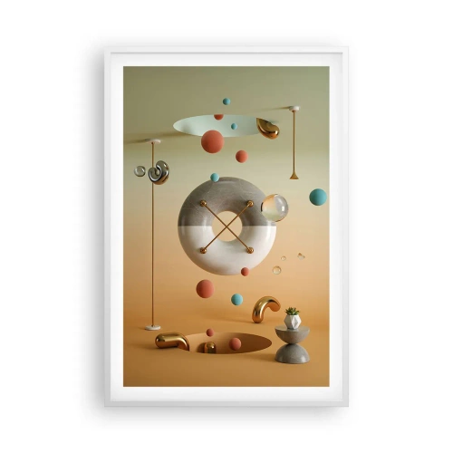 Affiche dans un cadre blanc - Poster - Tout peut arriver - 61x91 cm