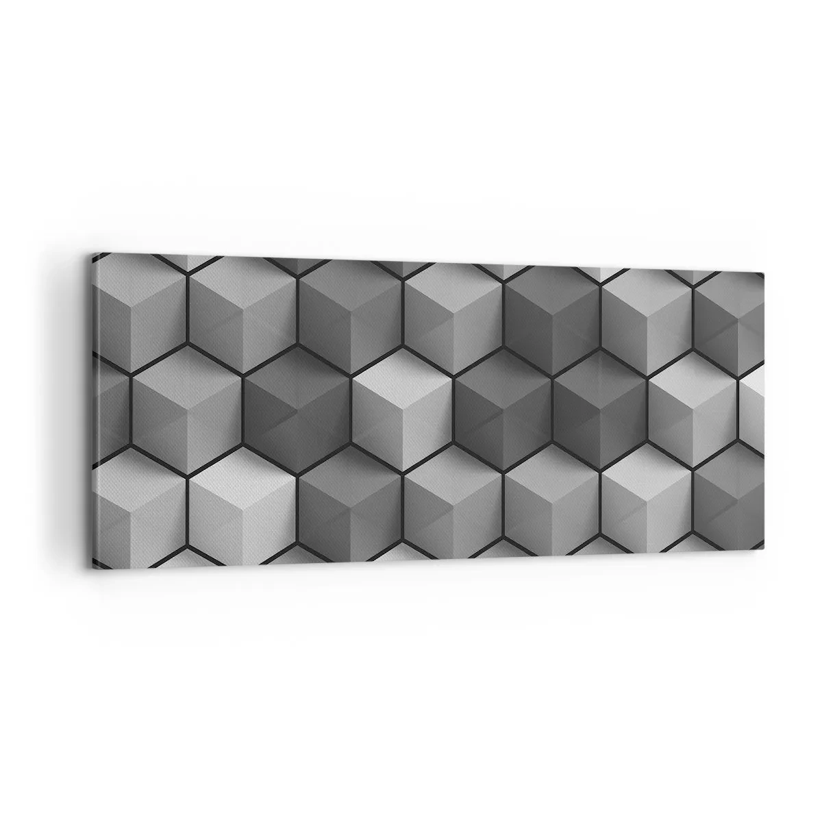 Impression sur toile - Image sur toile - Puzzle cubiste - 100x40 cm