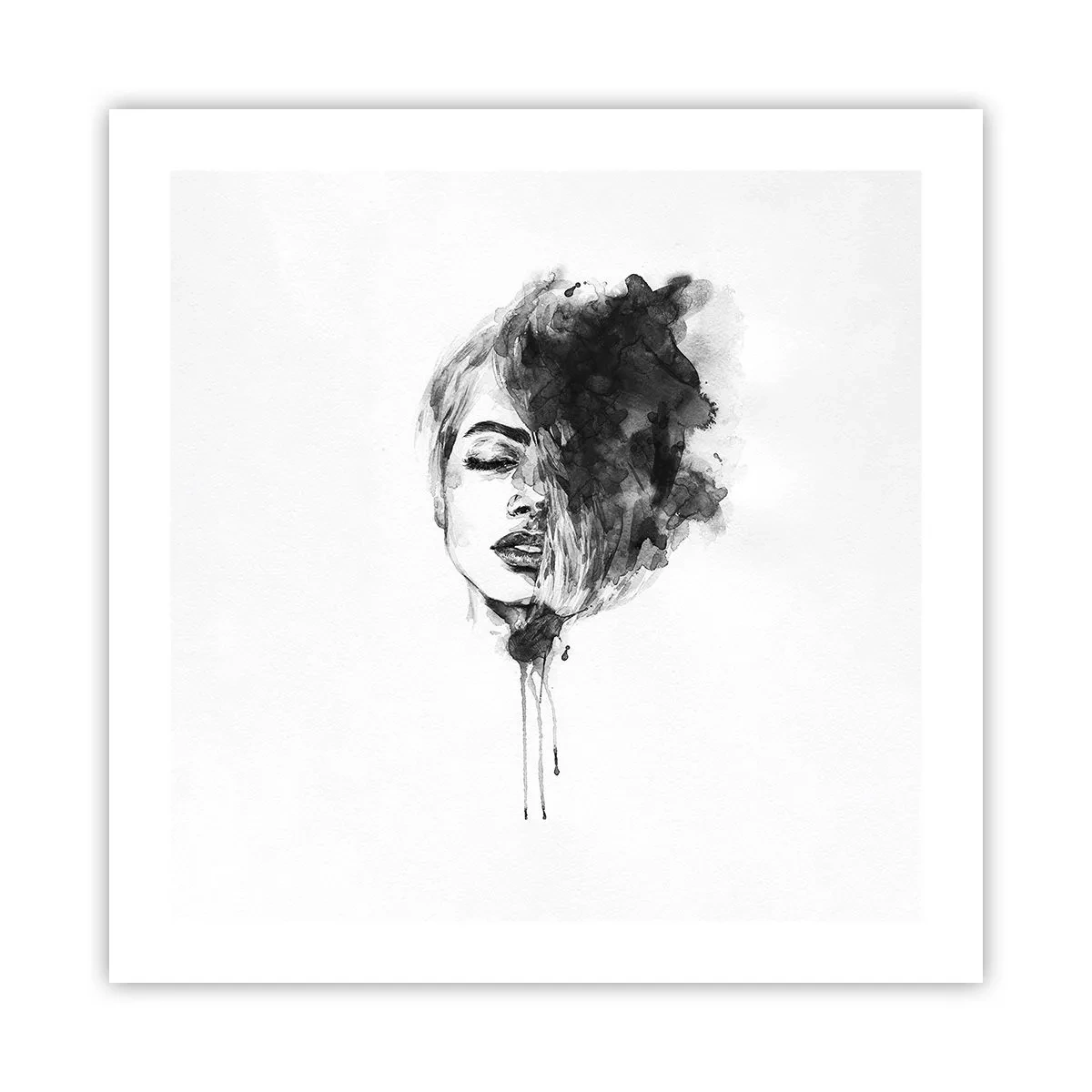 Affiche - Poster - De quoi rêve la fille - 50x50 cm