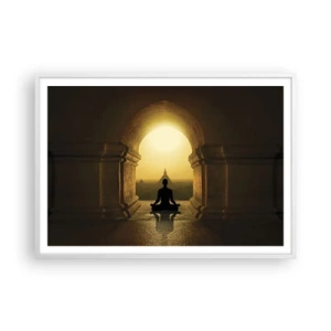 Affiche dans un cadre blanc - Poster - Pleine harmonie - 100x70 cm