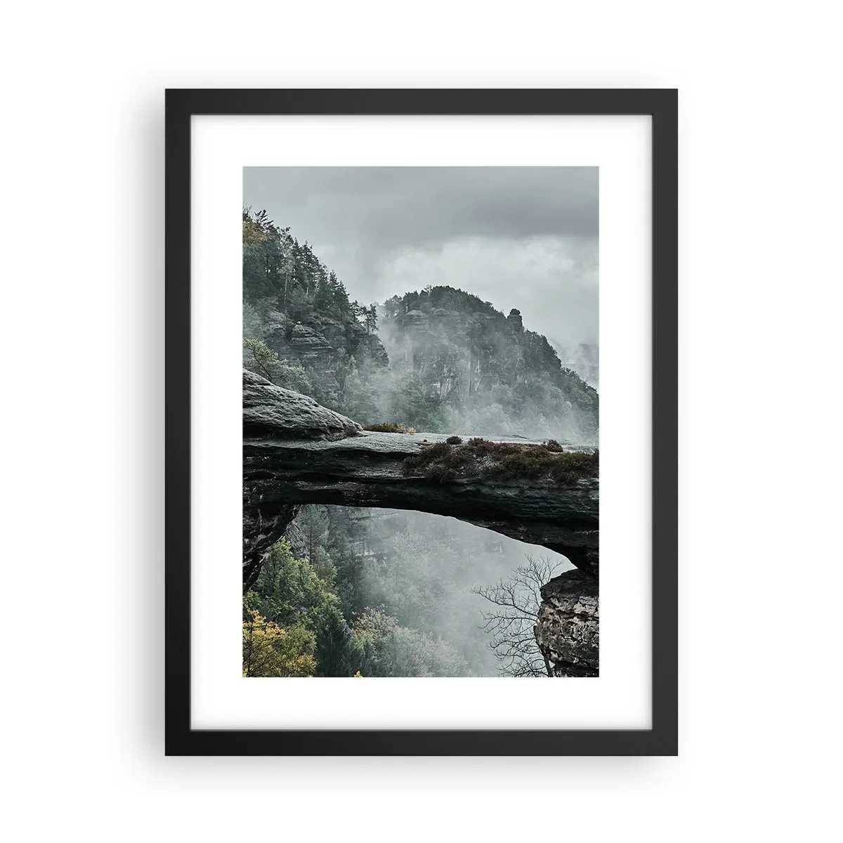 Affiche dans un cadre noir - Poster - L'aventure est sur le point de commencer - 30x40 cm