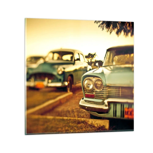 Impression sur verre - Image sur verre - Nous attendrons et verrons - 60x60 cm