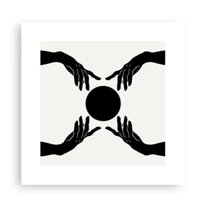Affiche - Poster - Signe secret - 30x30 cm