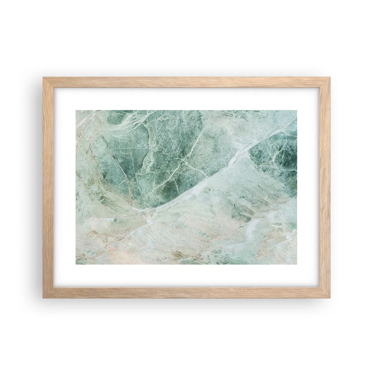 Affiche dans un chêne clair - Poster - La noble froideur de la pierre - 40x30 cm