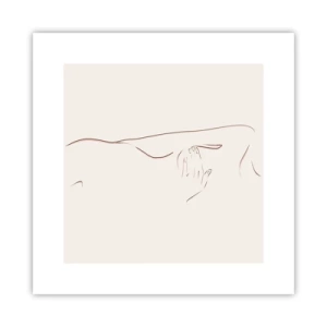 Affiche - Poster - La forme du désir - 30x30 cm