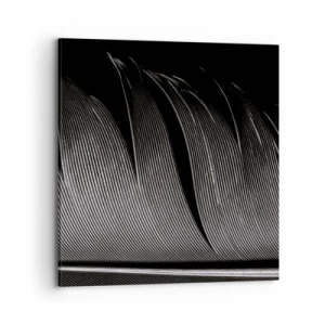 Impression sur toile - Image sur toile - La plume – un design magnifique - 70x70 cm