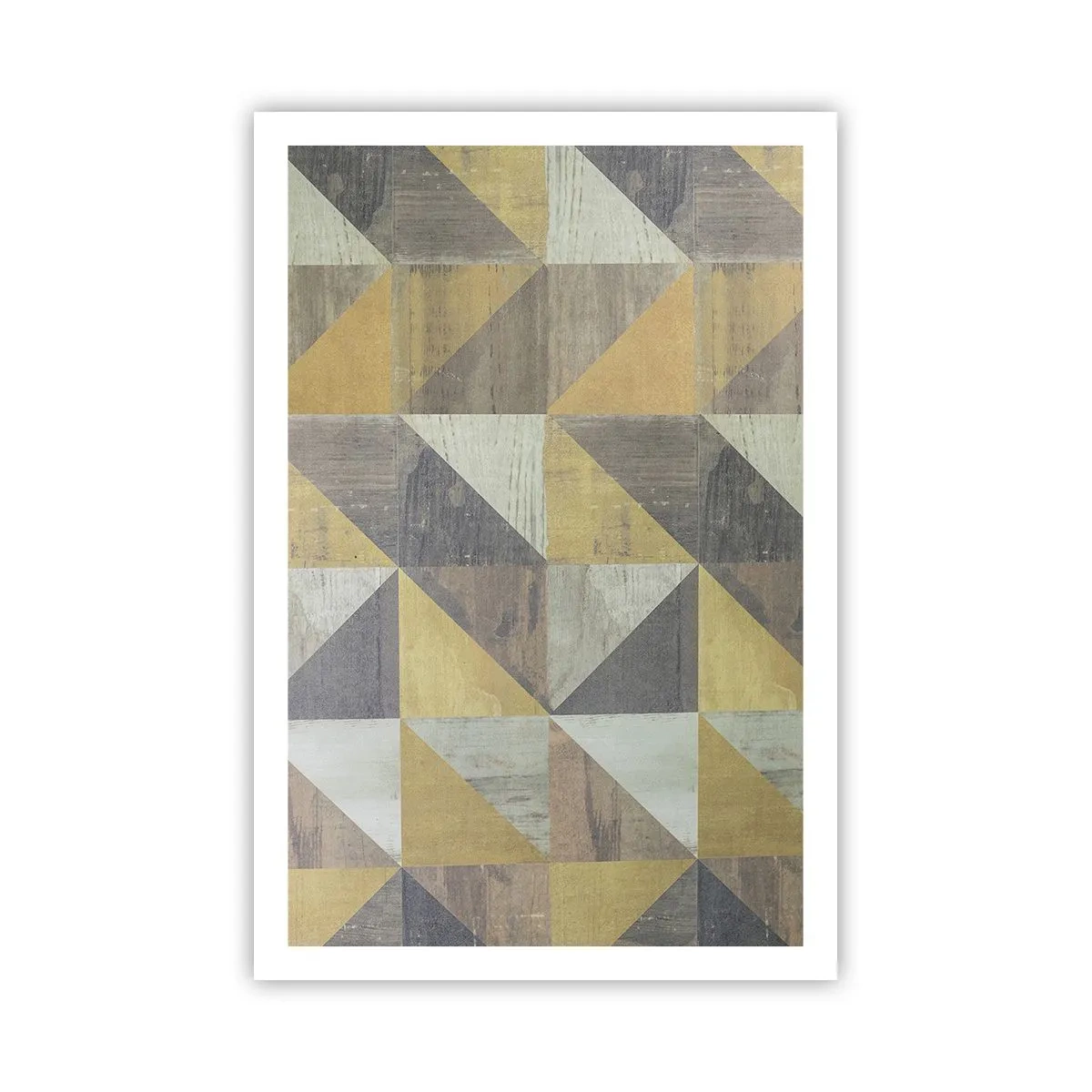 Affiche - Poster - Suivant l'angle du triangle - 61x91 cm