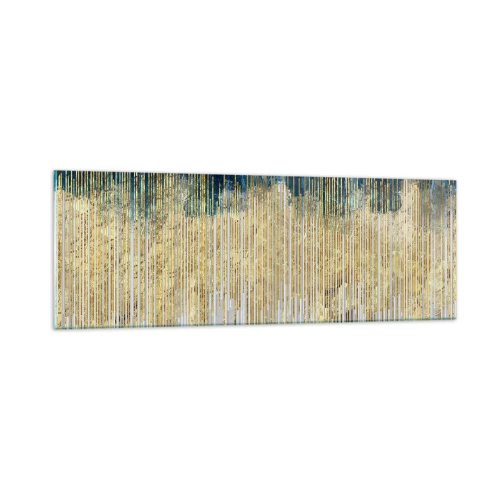 Impression sur verre - Image sur verre - Bordure dorée - 90x30 cm
